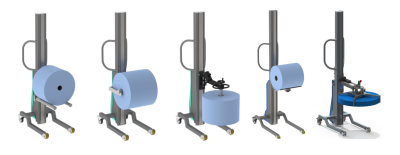 Lifturi pentru manipularea bobinelor și a rolelor