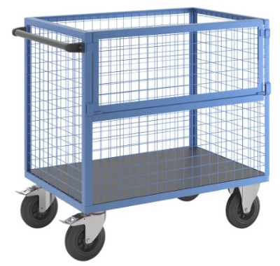 Cărucioare tip box paleți