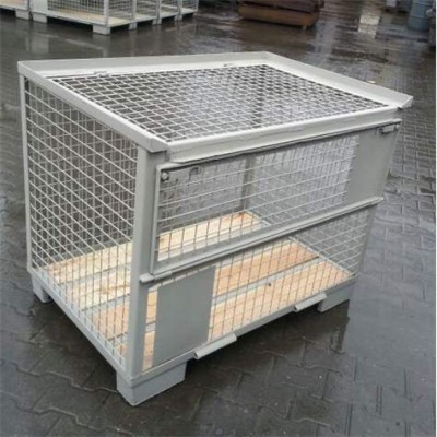 Box paleți metalici, din plasă sau tablă, în diverse configurații