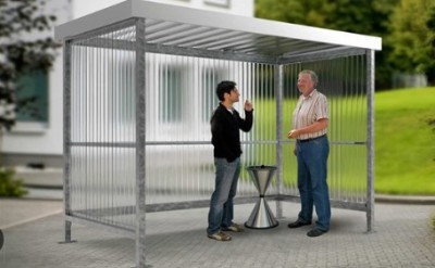 Adăposturi de fumat pentru companii și fabrici