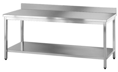 Mese de lucru din inox pentru industria alimentară